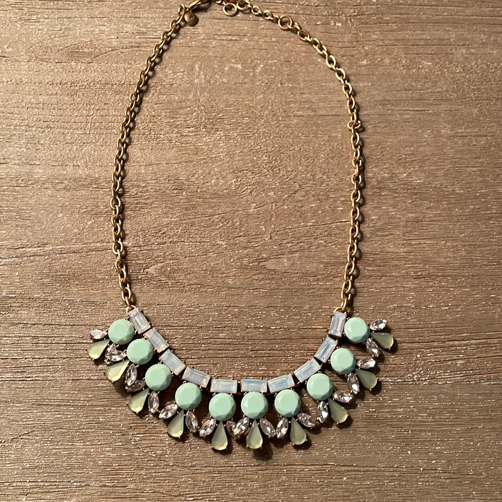 J. Crew statement crystal rhinestone Necklace